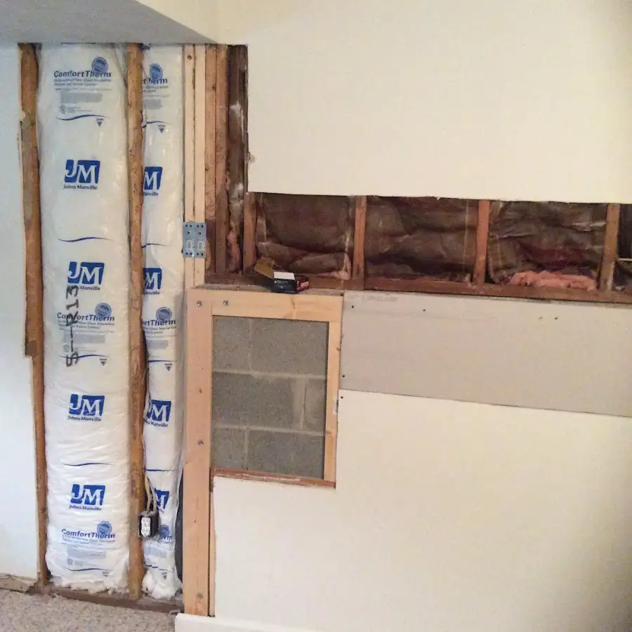 Wall insulation replacement during Odor Removal & Deodorization in Wake Village